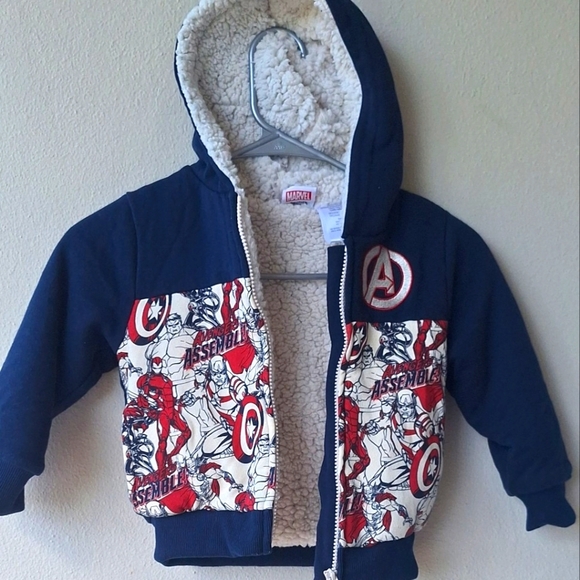 Marvel Hooded Boy's Sweater Full Zip Size 3T - Picture 1 of 10